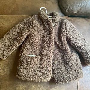 Zara Toddler Girl Teddy Coat